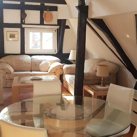 Penthouse Im Historischen Fachwerkhaus Mit Grosser Dachterrasse An Zentralster Lage Boppard Exterior photo