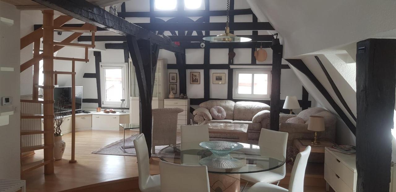 Penthouse Im Historischen Fachwerkhaus Mit Grosser Dachterrasse An Zentralster Lage * Boppard